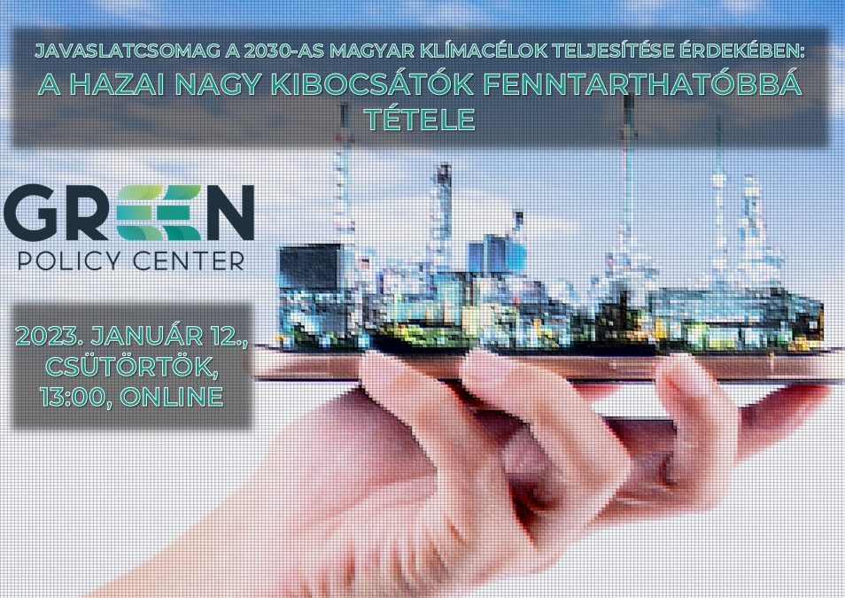 A hazai nagy kibocsátók fenntarthatóbbá tétele