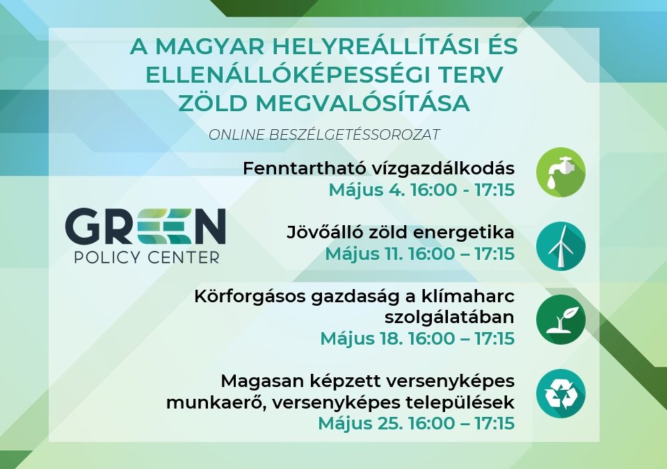 A magyar Helyreállítási és Ellenállóképességi Terv zöld megvalósítása